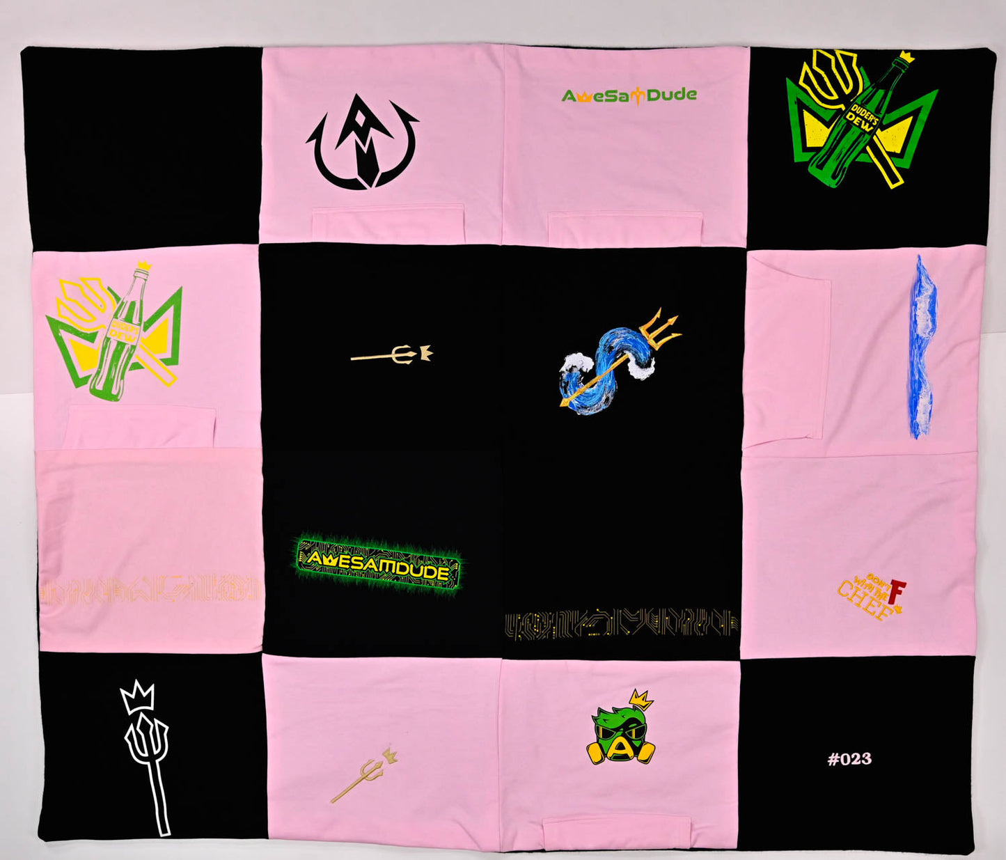 Awesamdude Spring Colored Serialized Handcrafted Quilts