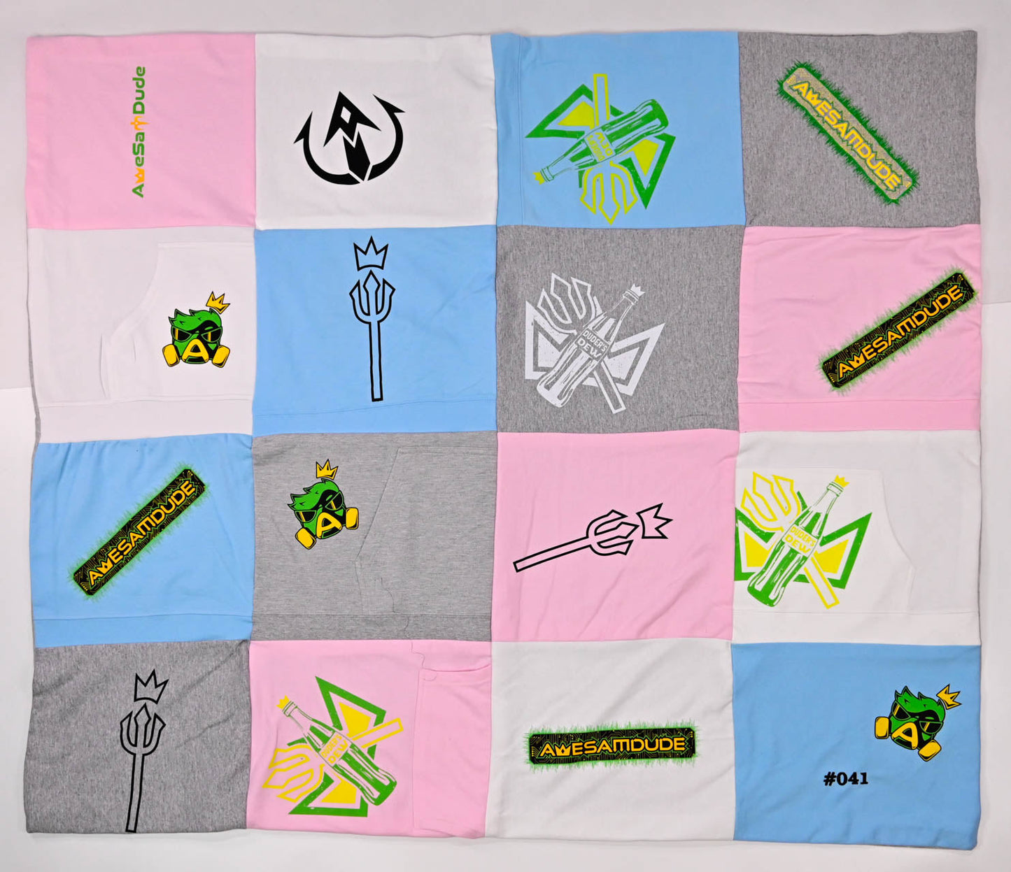 Awesamdude Spring Colored Serialized Handcrafted Quilts