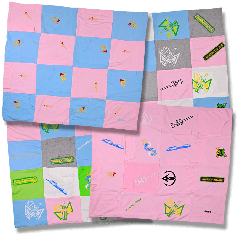 Awesamdude Spring Colored Serialized Handcrafted Quilts