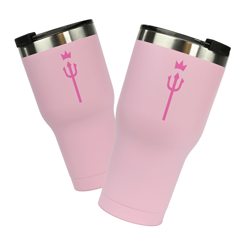 awesamdude Pink King Trident Tumbler