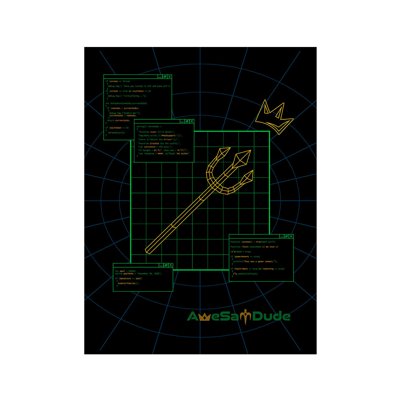 awesamdude Computer Programming Poster