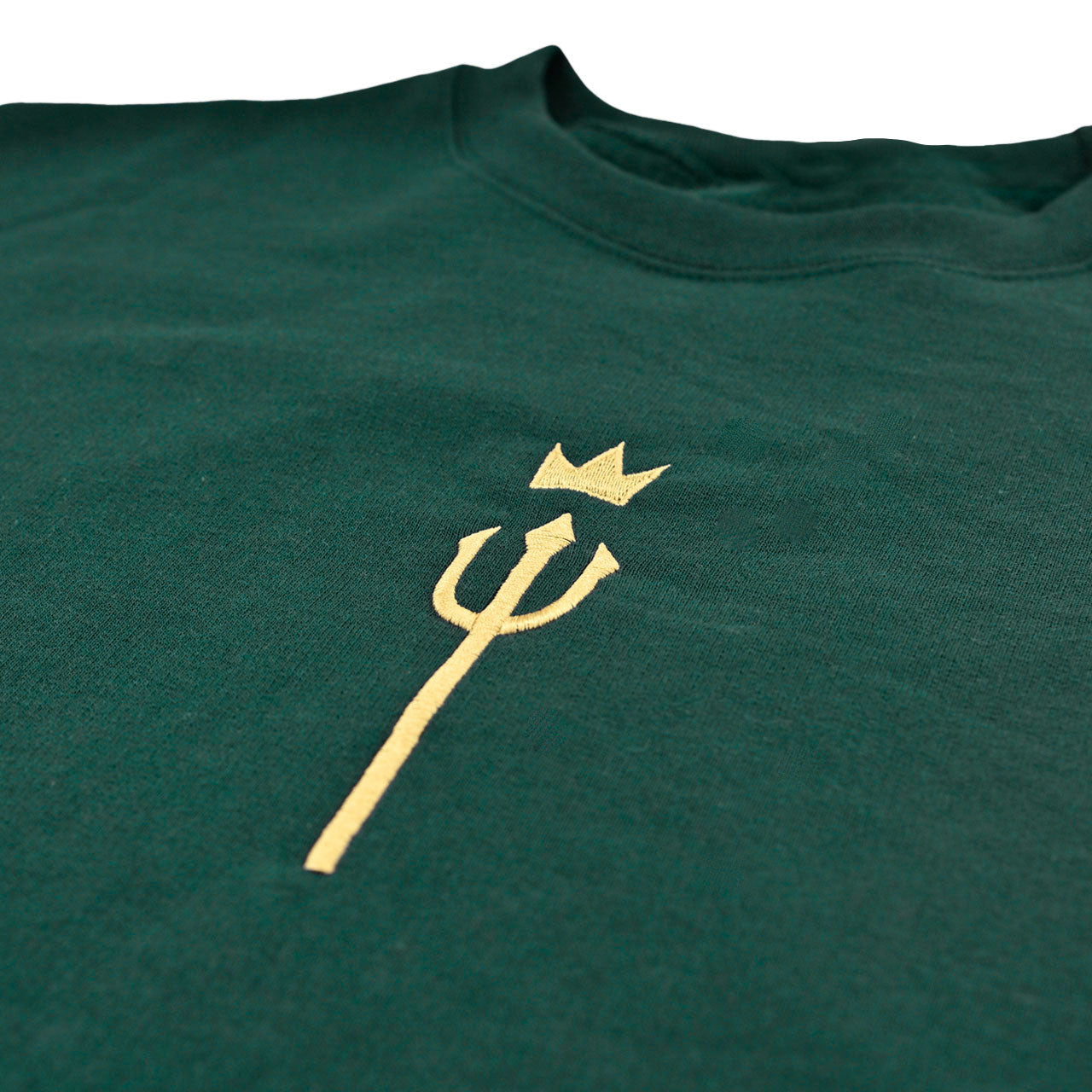 awesamdude King Trident Embroidered Crewneck Sweatshirt