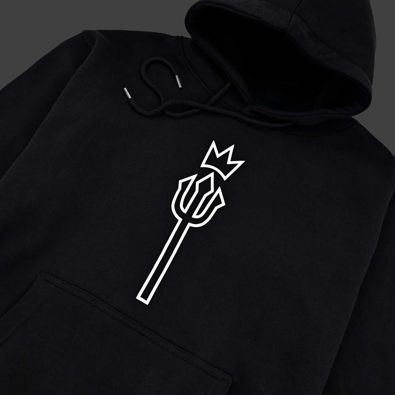 awesamdude King Trident Pullover Hoodie