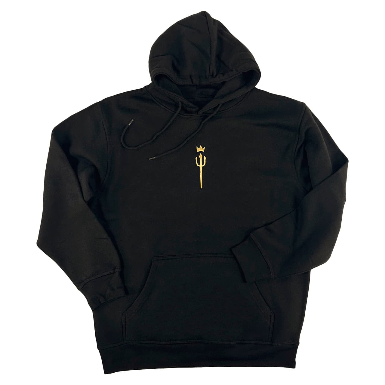 awesamdude Embroidered King Trident Pullover Hoodie