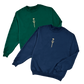 awesamdude King Trident Embroidered Crewneck Sweatshirt